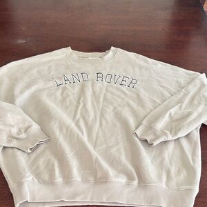 Men's Beige Crewneck Sweater